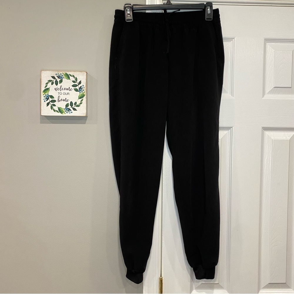 Rachel Zoe Black Jogger Pants Casual Women’s Size 4 Elastic Waistband Drawstring